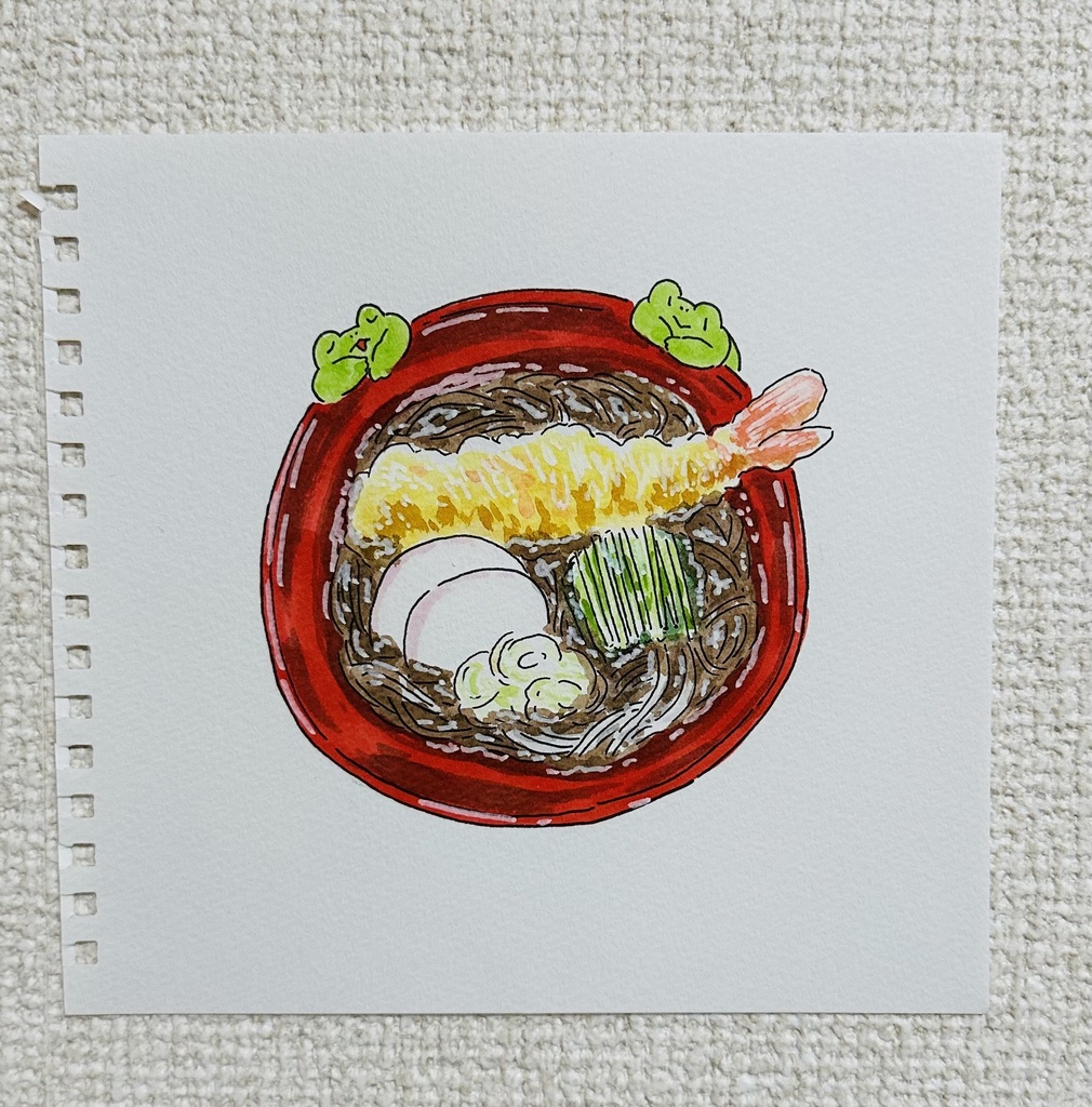 原画「年越しそば」