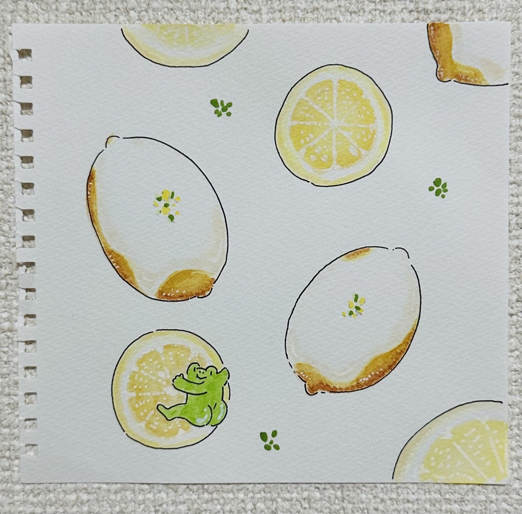 原画「レモンケーキ」