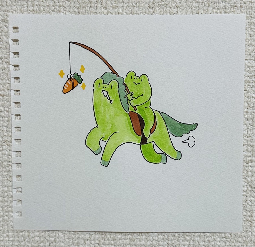 【えんさん様お取り置き】原画「ウマたかし」