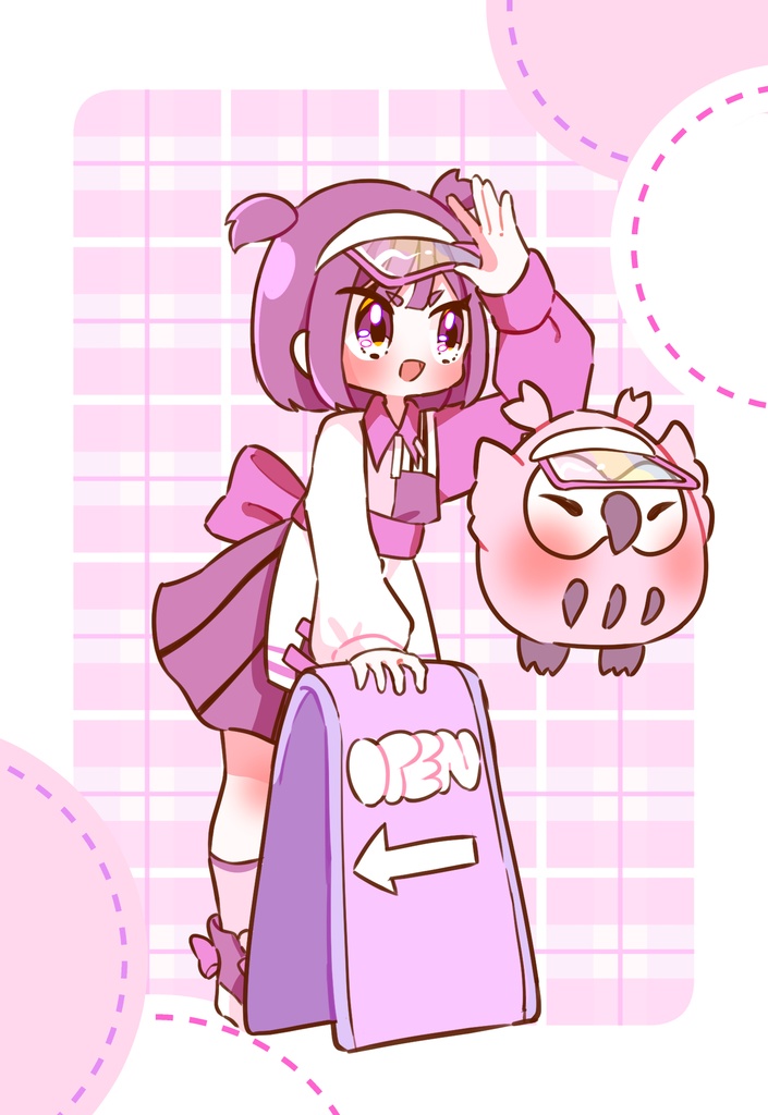 ふくろう　ポストカード
