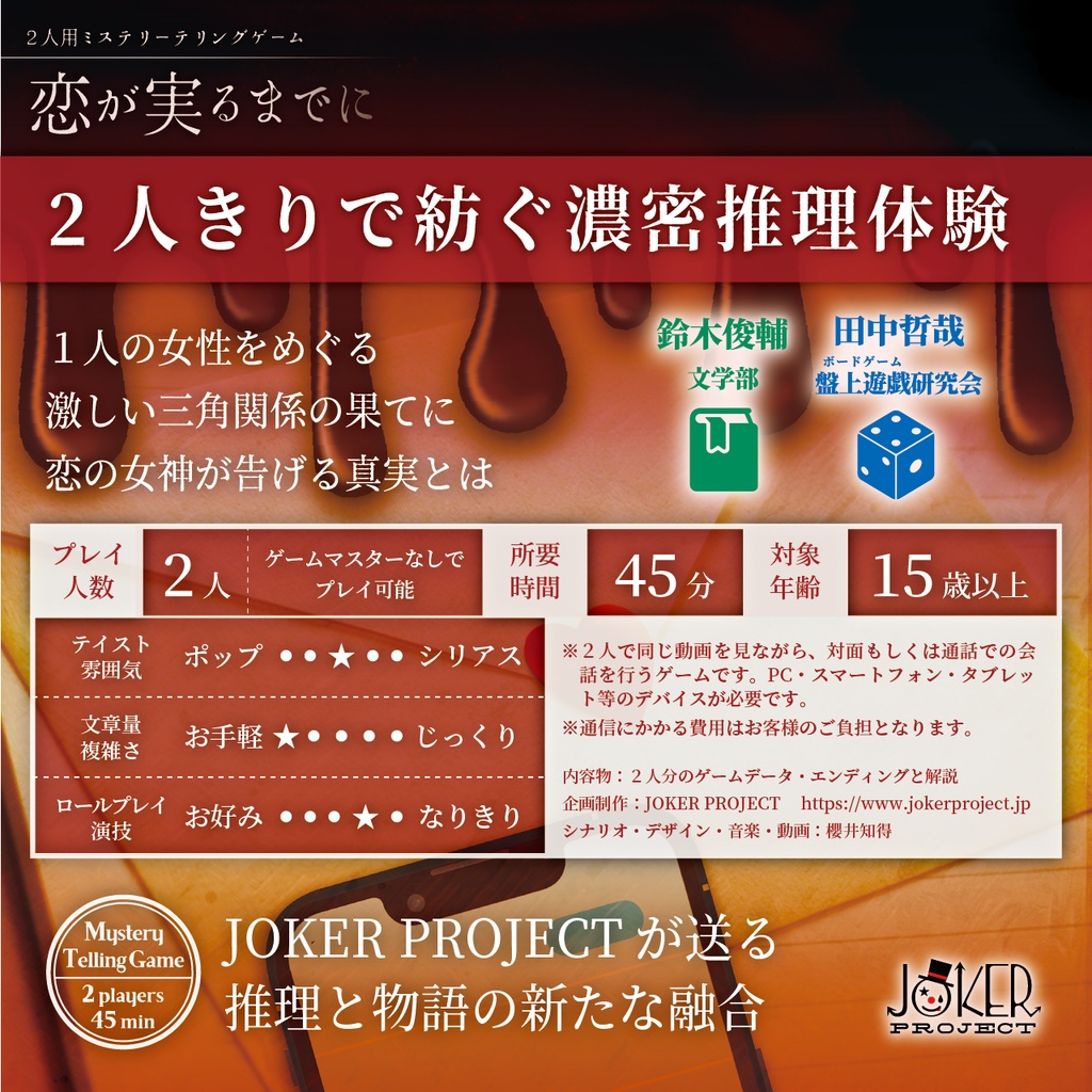 【ミステリーテリングゲーム】恋が実るまでに