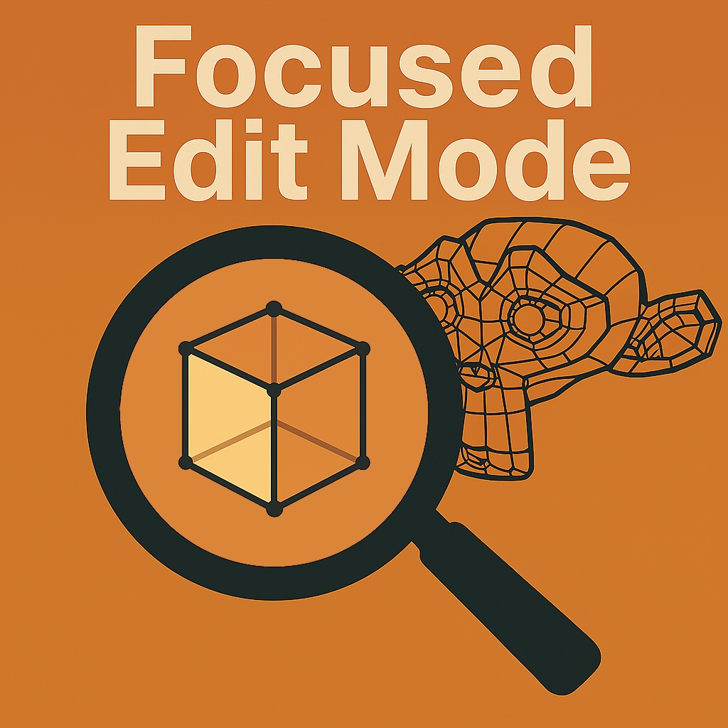 【Blender Addon】集中編集モード / Focused Edit Mode