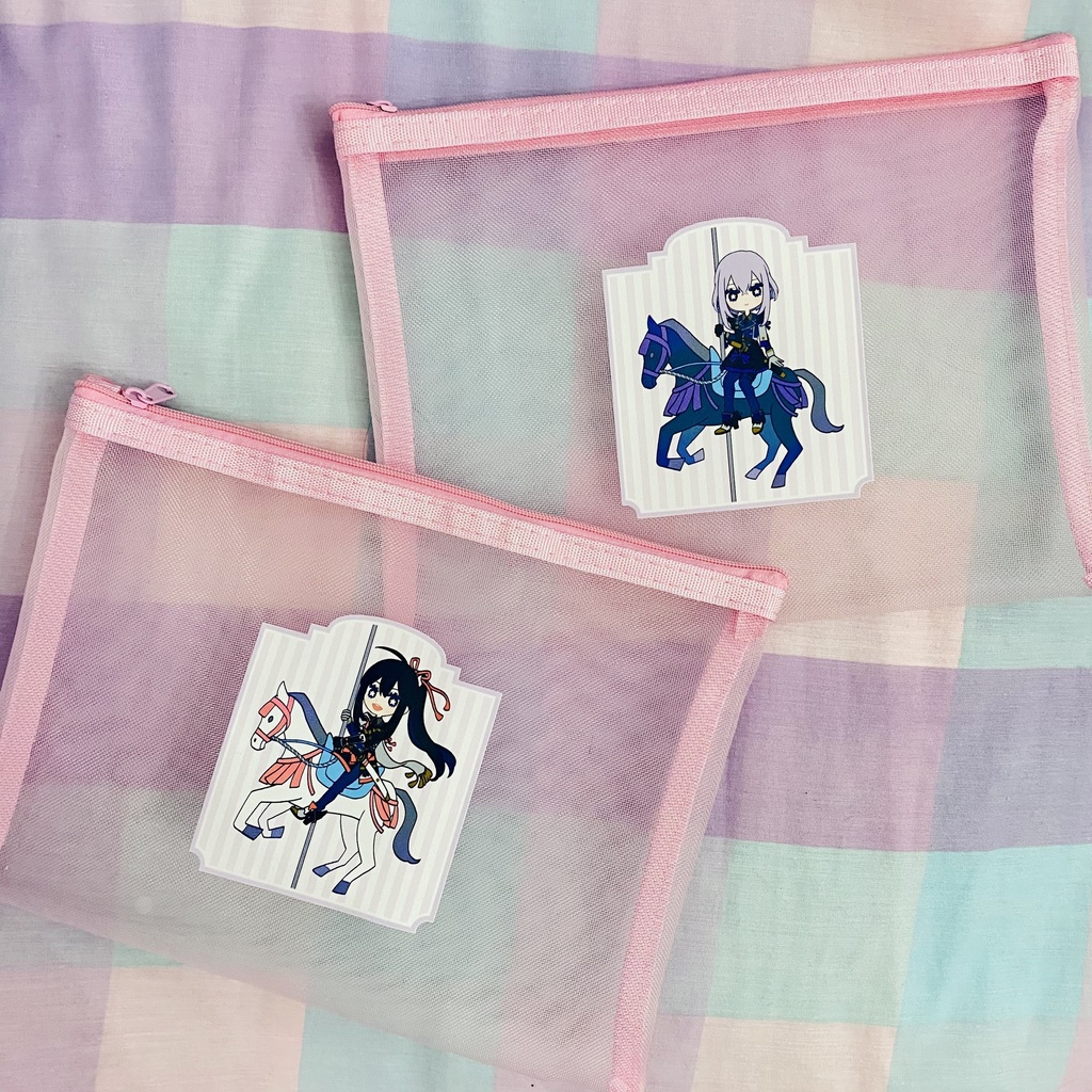 カルーセル メッシュポーチ