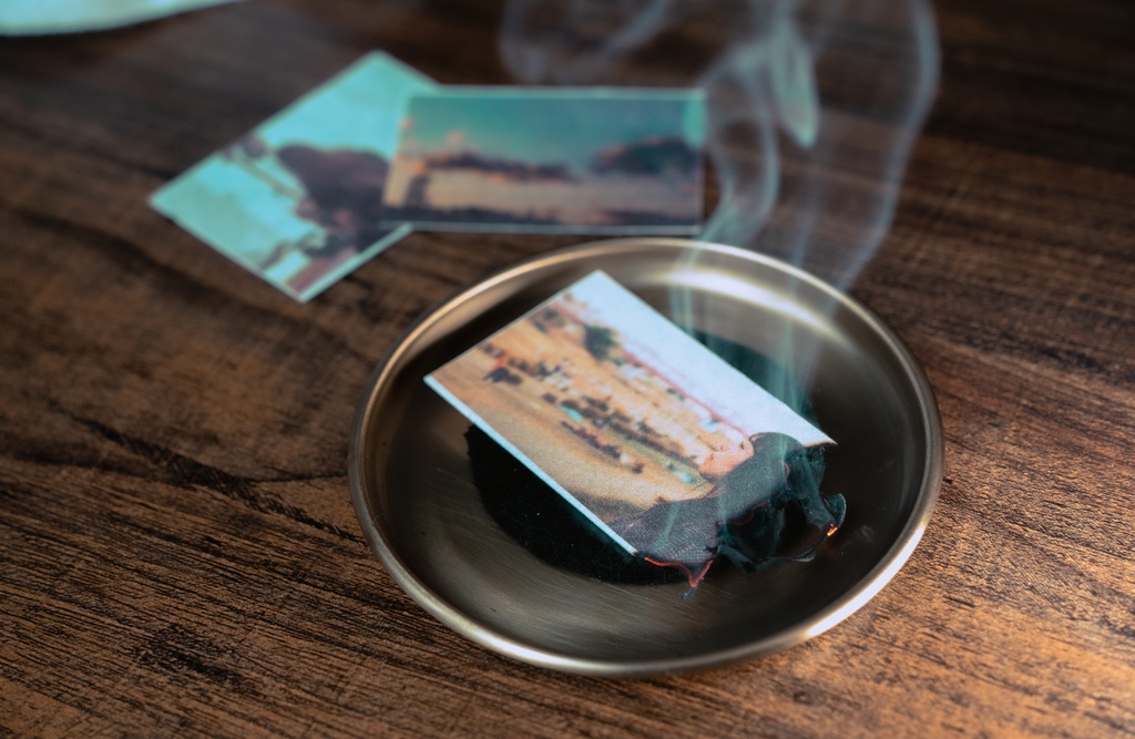 「 #燃やす写真集 : 金木犀の香り:10枚セット」