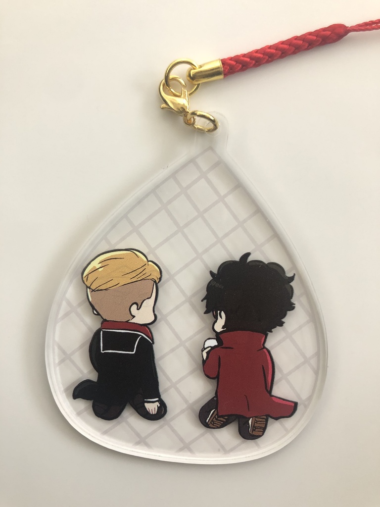うつけコンビ&剃刀副官キーホルダー