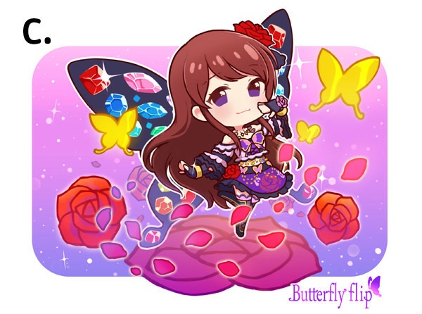 アイカツSDイラストアクキー