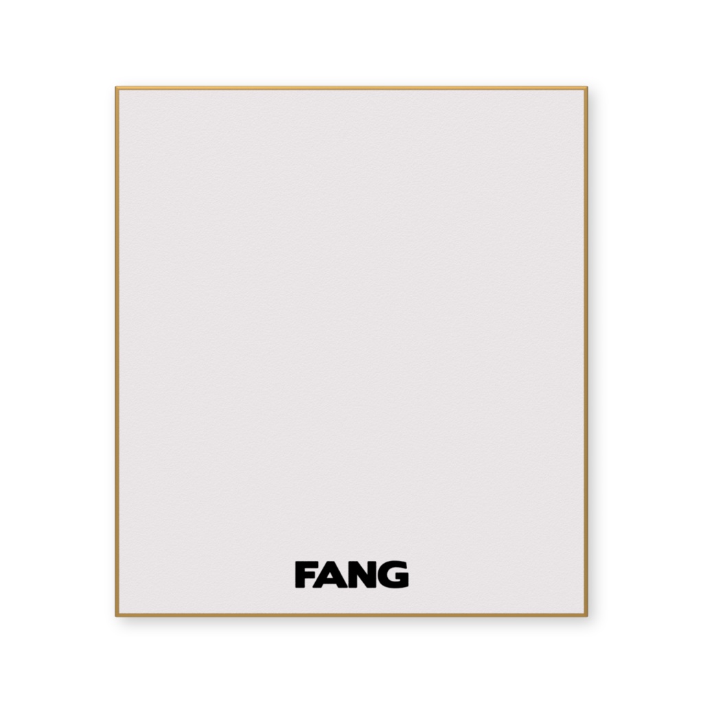 FANGロゴ入り色紙
