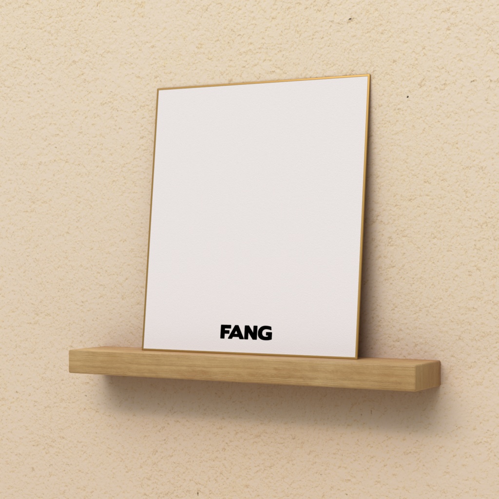 FANGロゴ入り色紙