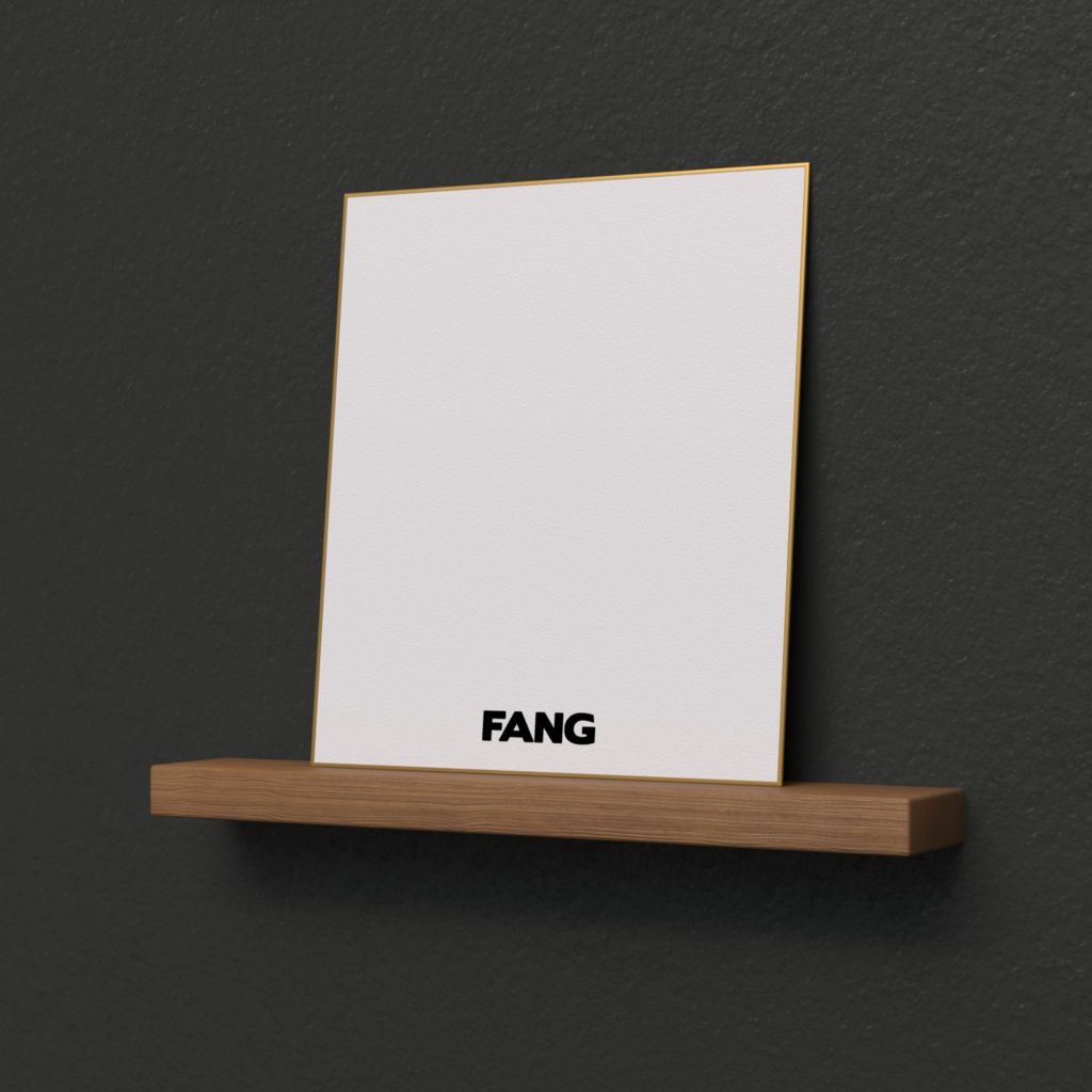 FANGロゴ入り色紙