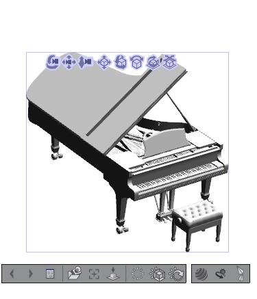 piano ピアノのプレミアム3Dモデルパック(.clipfile CSP)