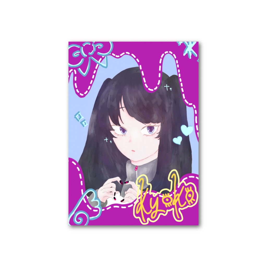 フォトカード 【目力強子】