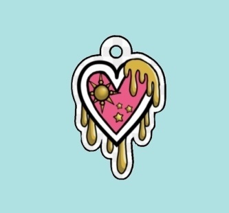 概念スートアクリルチャーム　クリス　蜂蜜ver.