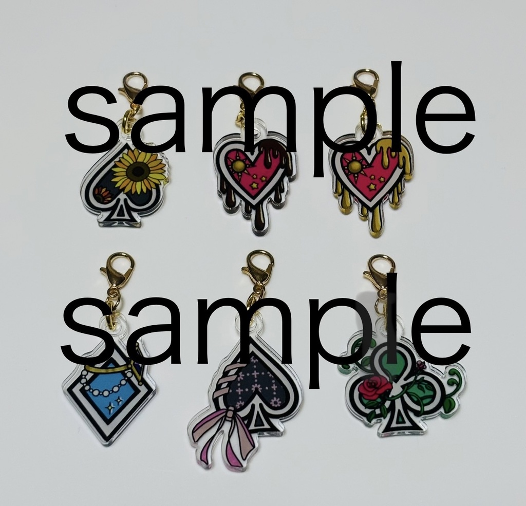 概念スートアクリルチャーム クリス 蜂蜜ver.