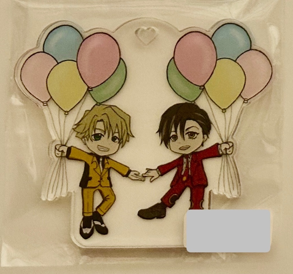 アクリルキーホルダー 風船バディver.