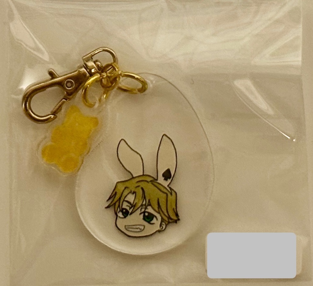 アクリルキーホルダー うさぎフィンver.