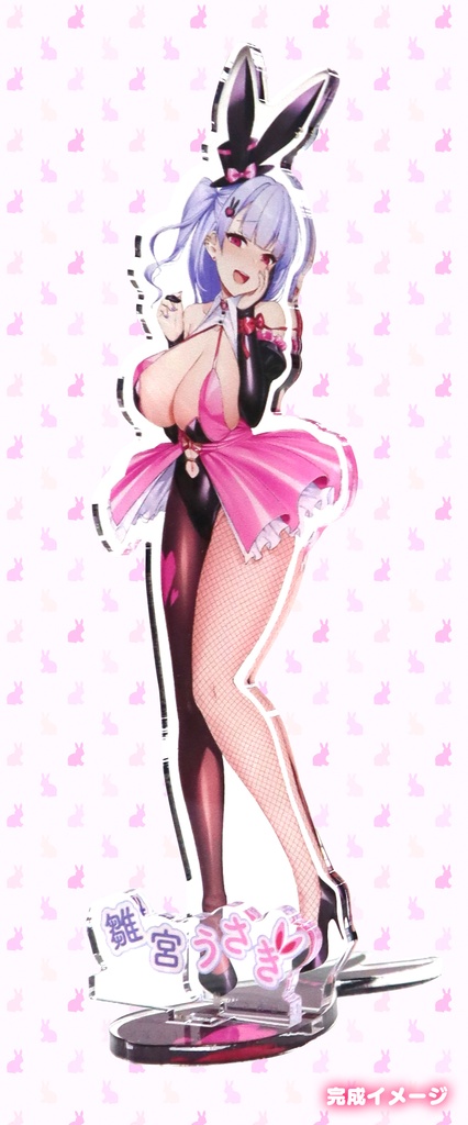 【新品】うさ城まにଘ♡ଓ* ・:* うさみみ天使アクリルフィギュア 洛天依 歌行ver. 1/7スケールフィギュア【AMU-FNX1116