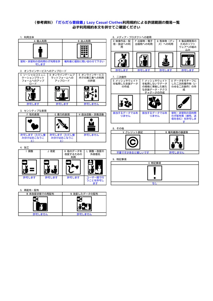 「だらだら普段着」Lazy Casual Clothes