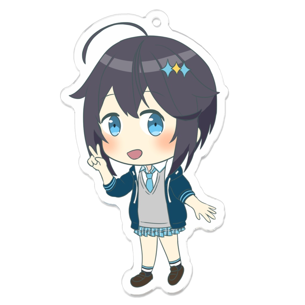 【非公式】空星きらめアクリルキーホルダー