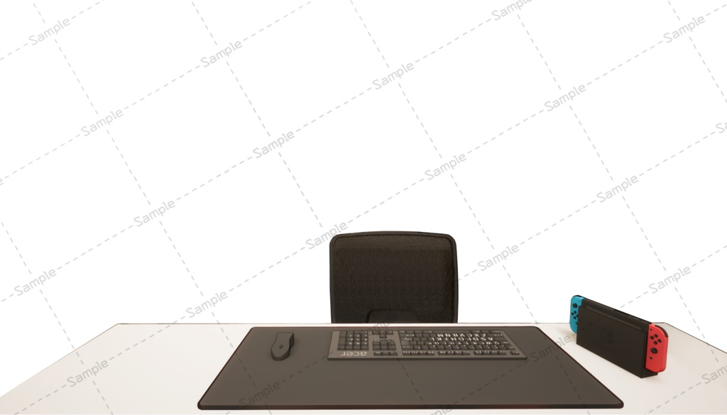 【Vtuberさん向け/イラスト背景素材】ベーシックなお部屋【企画・雑談・歌枠用配信素材】