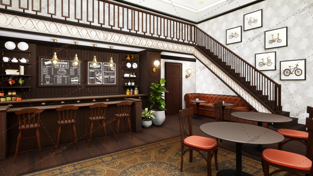 【Vtuberさん配信部屋】カフェなお部屋【企画・雑談・歌枠用配信素材】