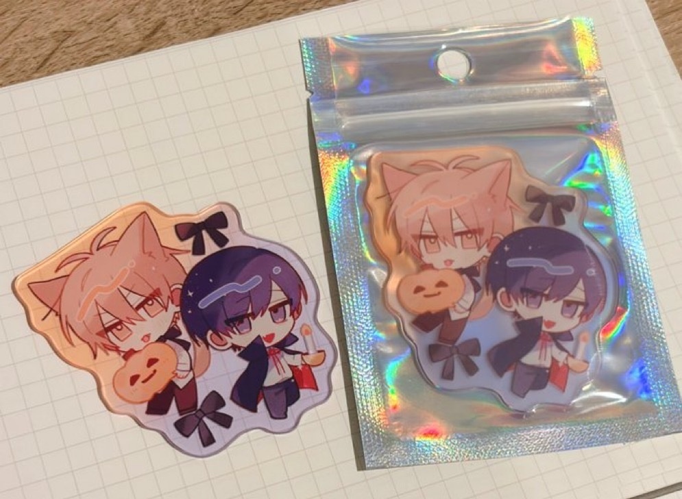 たちすぎアクリルシール🎃
