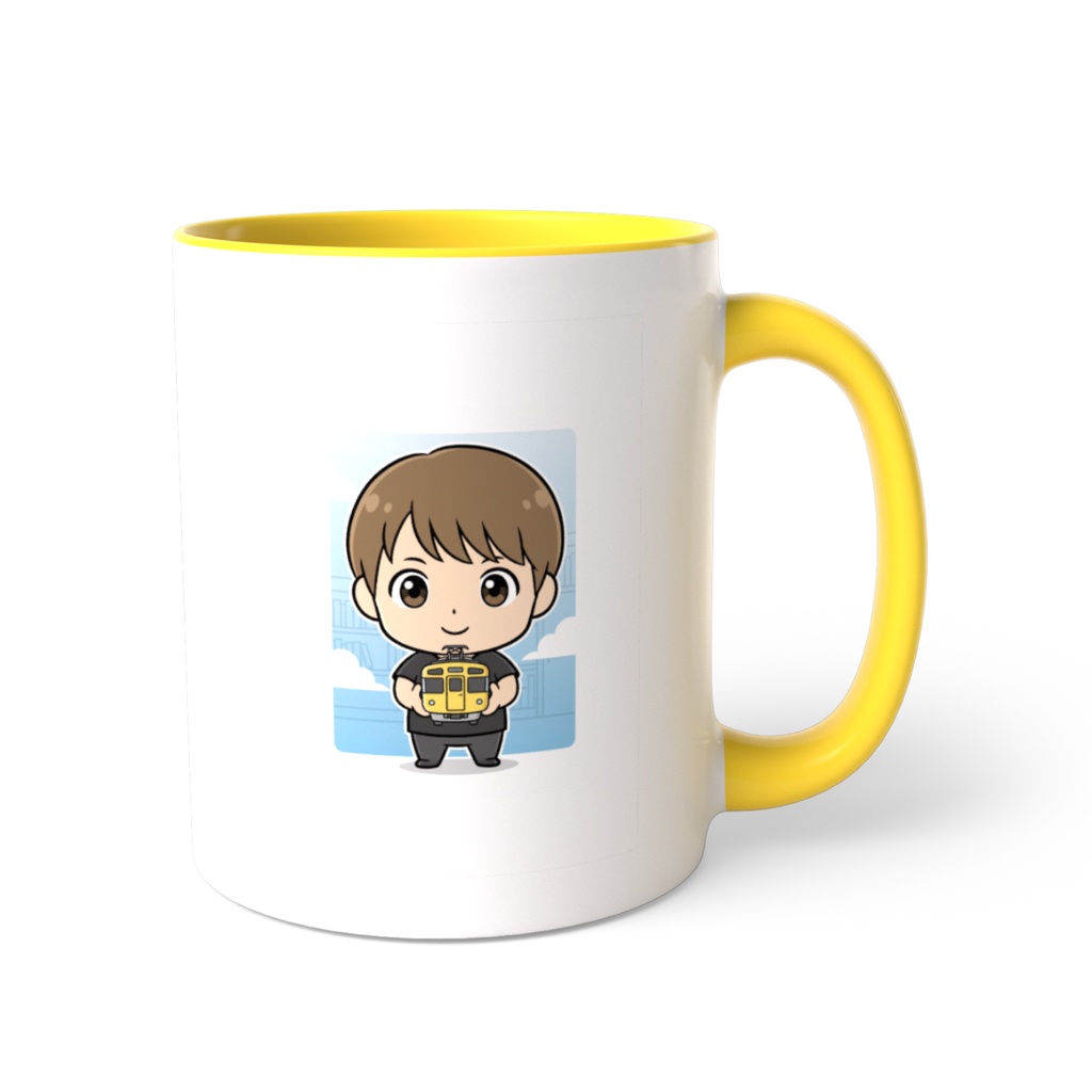 西武の幕車 ツートンマグカップ