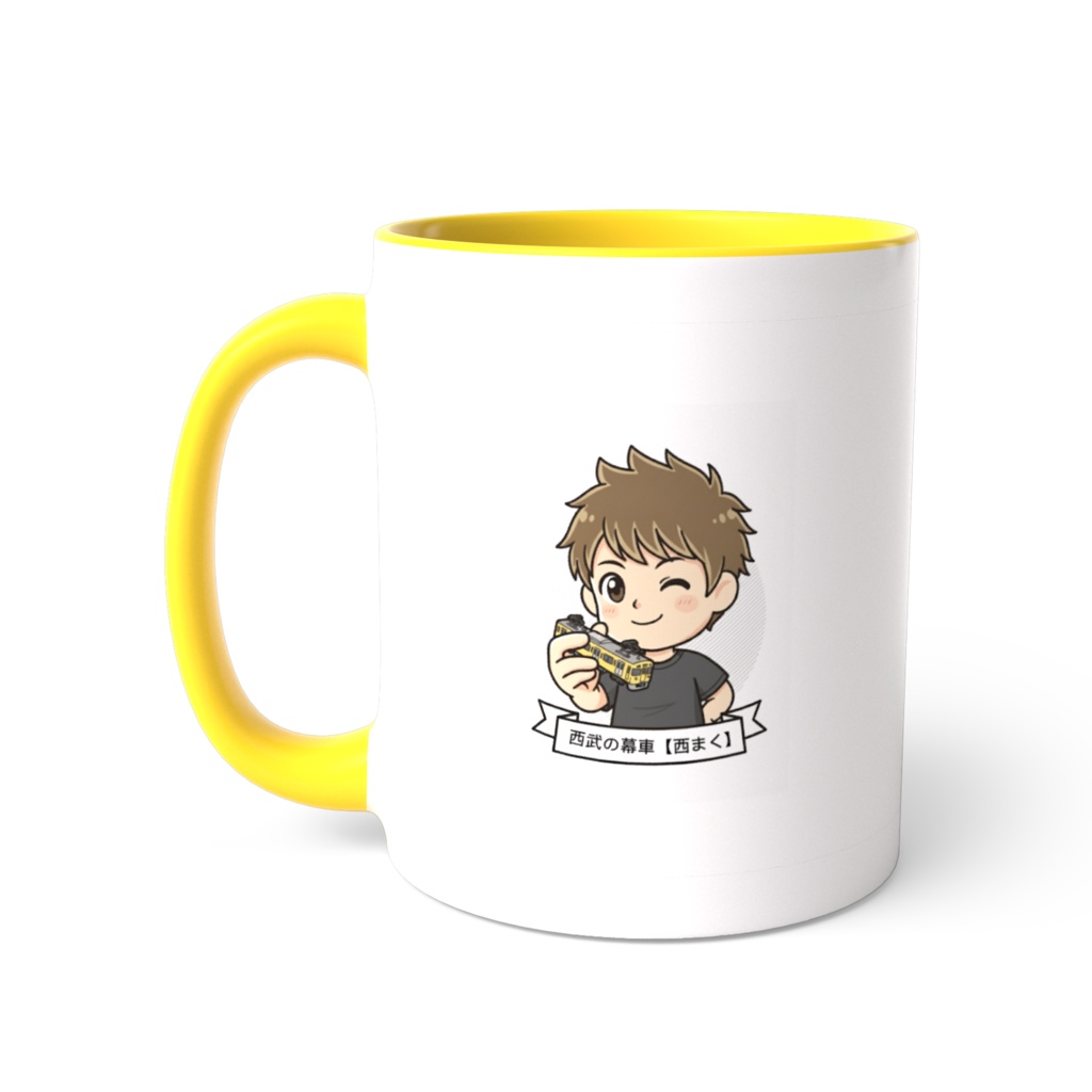 西武の幕車 ツートンマグカップ