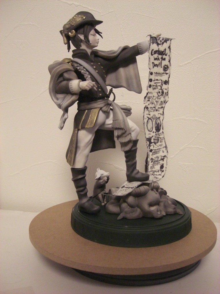 アズールレーン　イラストリアス　オトメユリの輝き　ガレージキット塗装済み完成品 イラストリアス オトメユリの輝き 犬忍Doginja ガレージキット