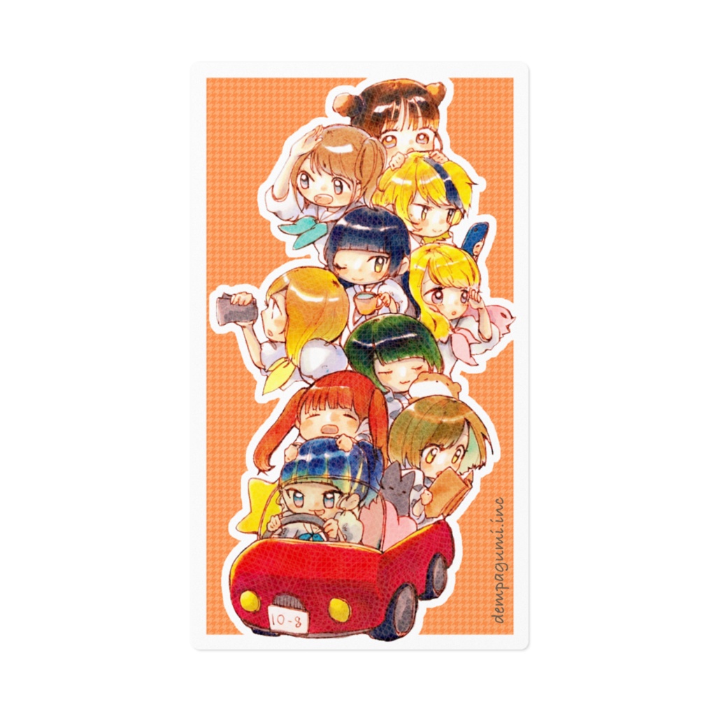 ぶんぶん行こうぜ!ステッカー