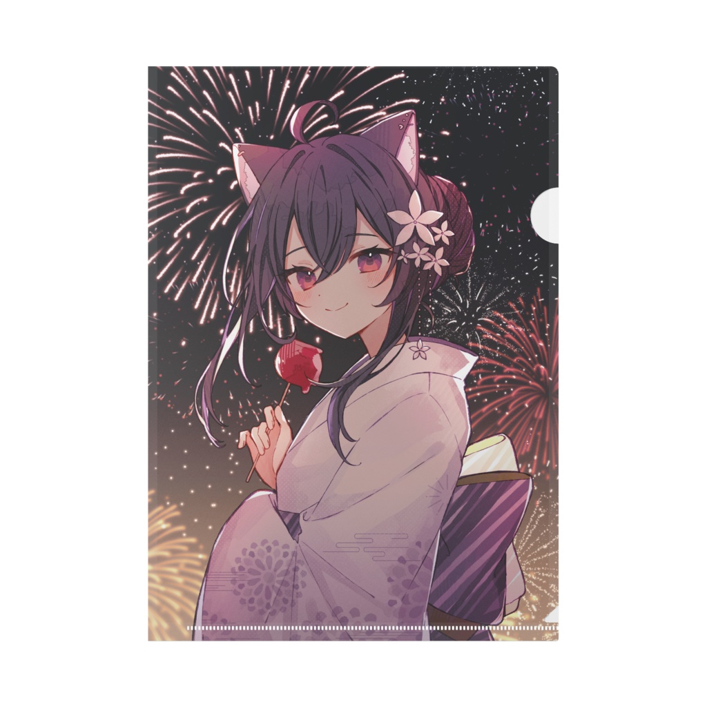 夏グッズ　A4クリアファイル