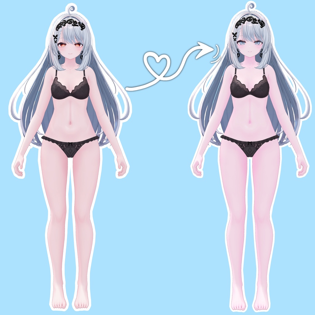 【無料】カザリス専用アイ&ボディテクスチャ