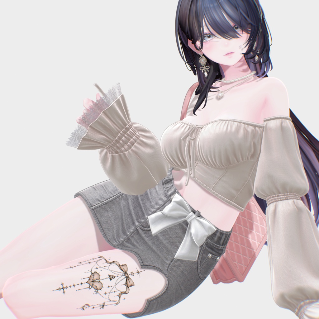 【無料】Broken Heart Tattoo【全アバター対応】
