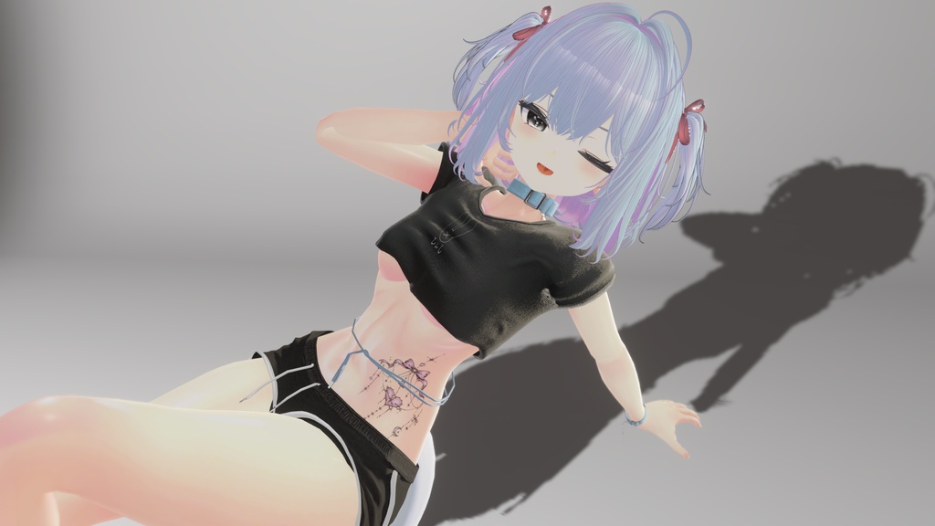 【無料】Broken Heart Tattoo【全アバター対応】