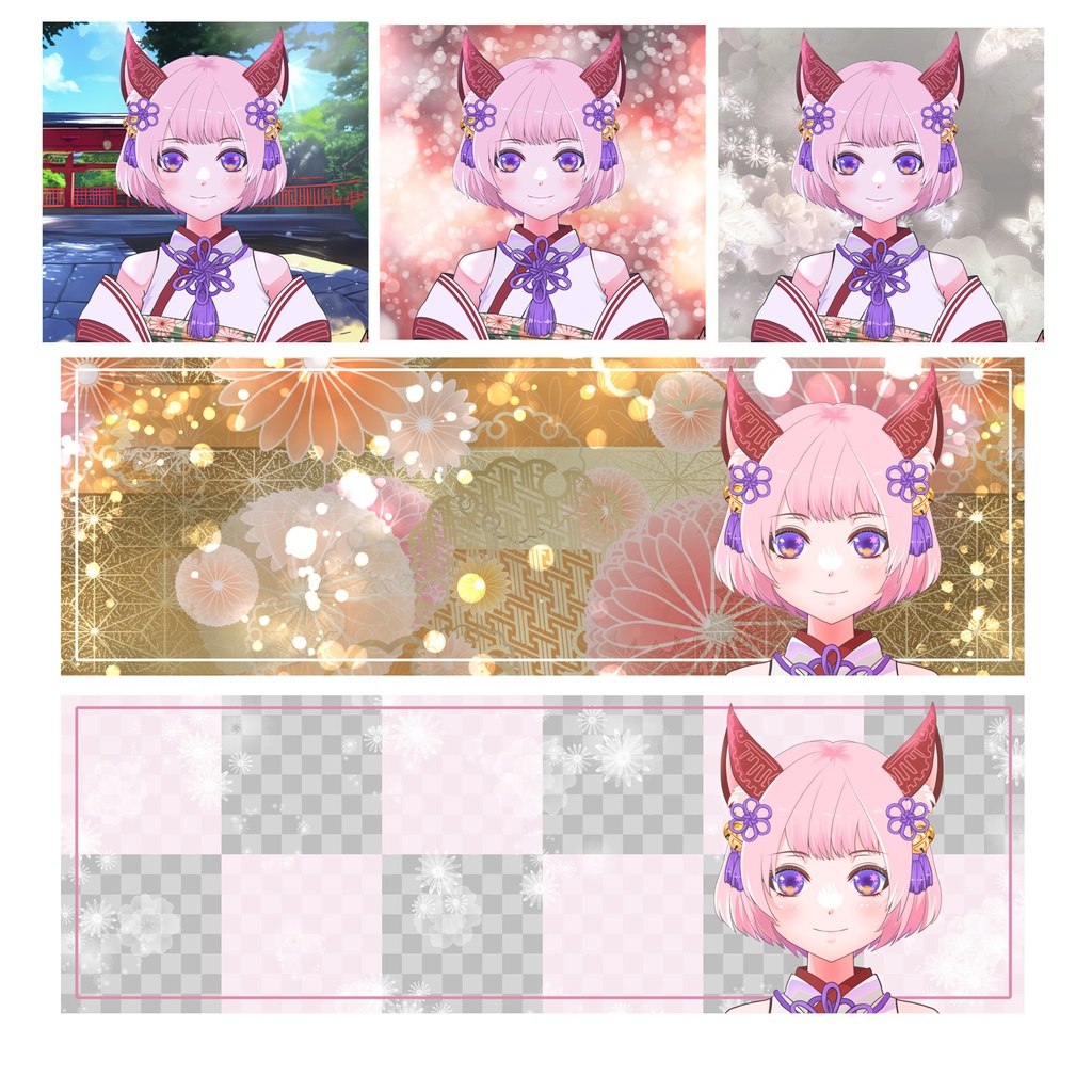 朱霧&蒼霧 ちょっと使える【アイコン】【ヘッダー】各3種類
