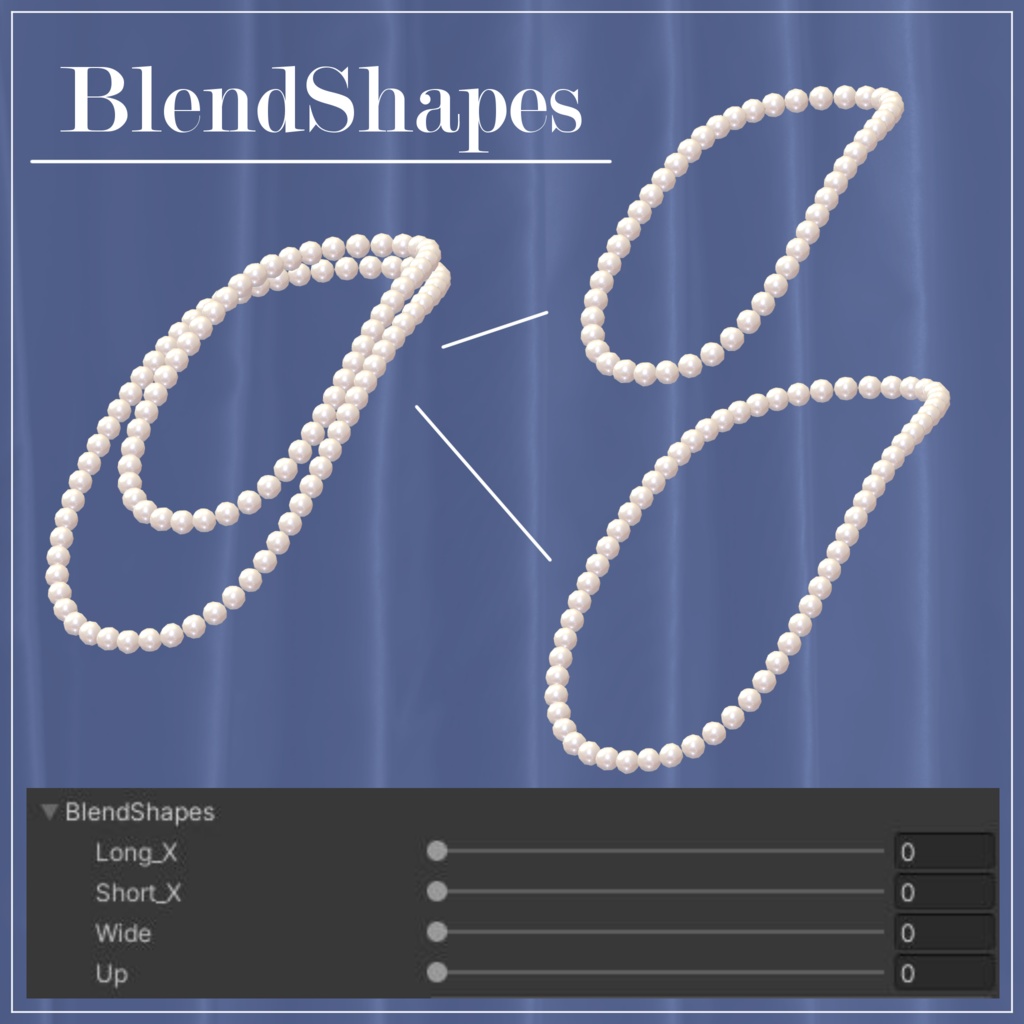 【全3点】パールのネックレスとチョーカー ver1.1