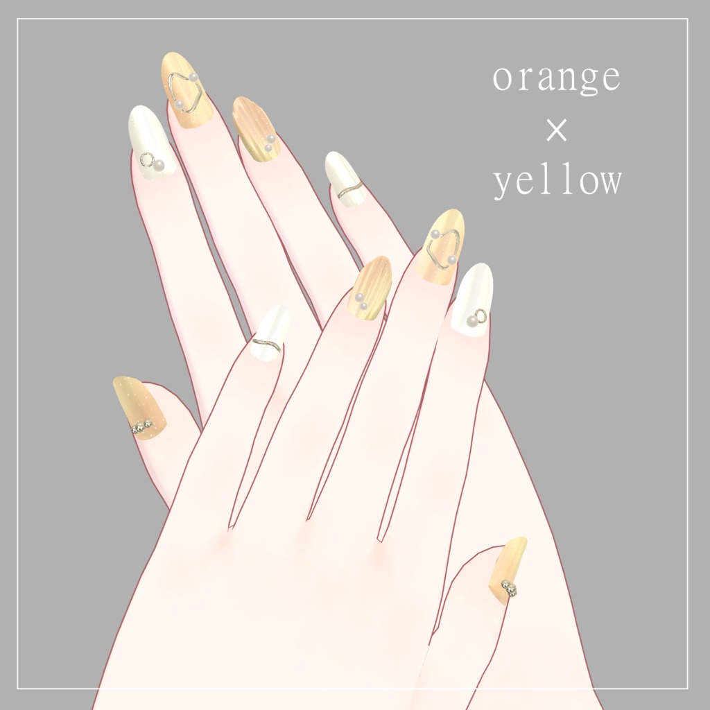 【21体対応】マーメイドネイル ver1.1【全5色】