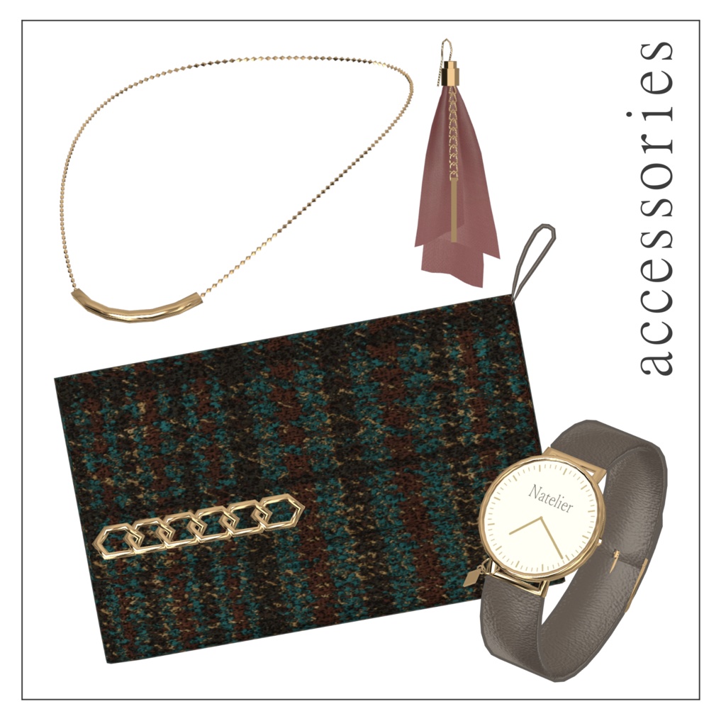 【9体対応】ワイドパンツコーデ ver1.2