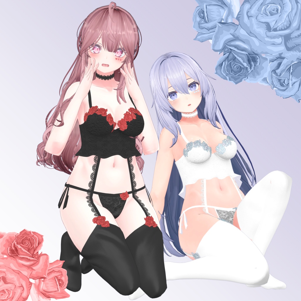 【10体対応】フラワーランジェリー