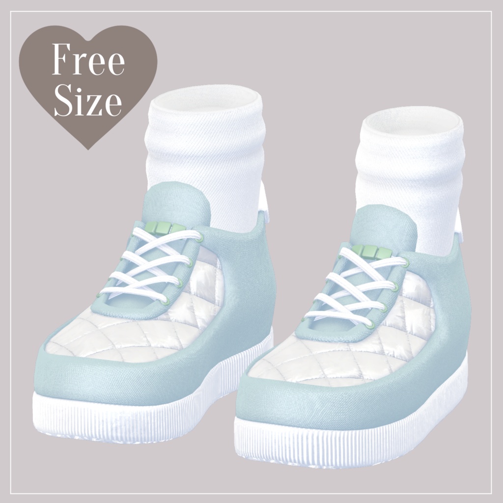 【全6色】キルティングスニーカー ver1.02