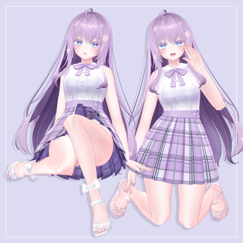 【18体対応】ガーリーサンダル