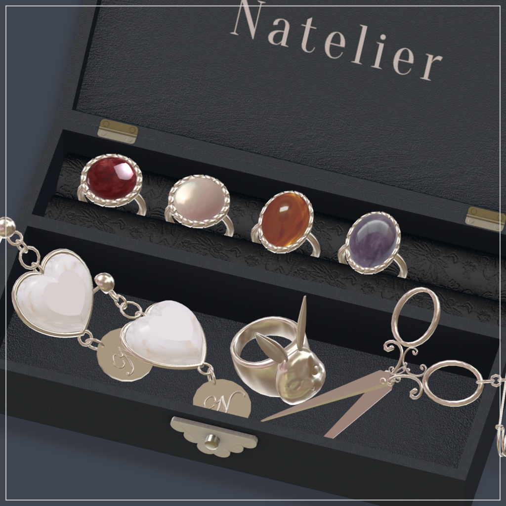 無料】アンティークアクセサリー【3Dモデル】 - Natelier -ﾅﾄﾘｴ- - BOOTH