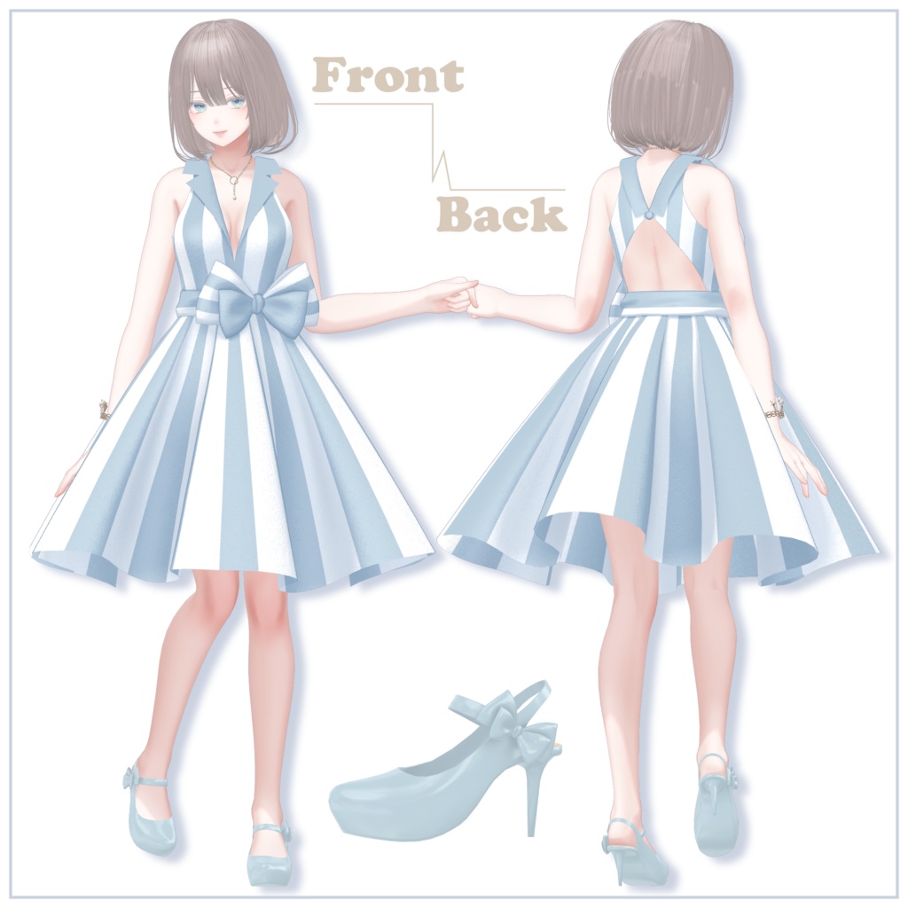 【15体対応】レトロワンピース