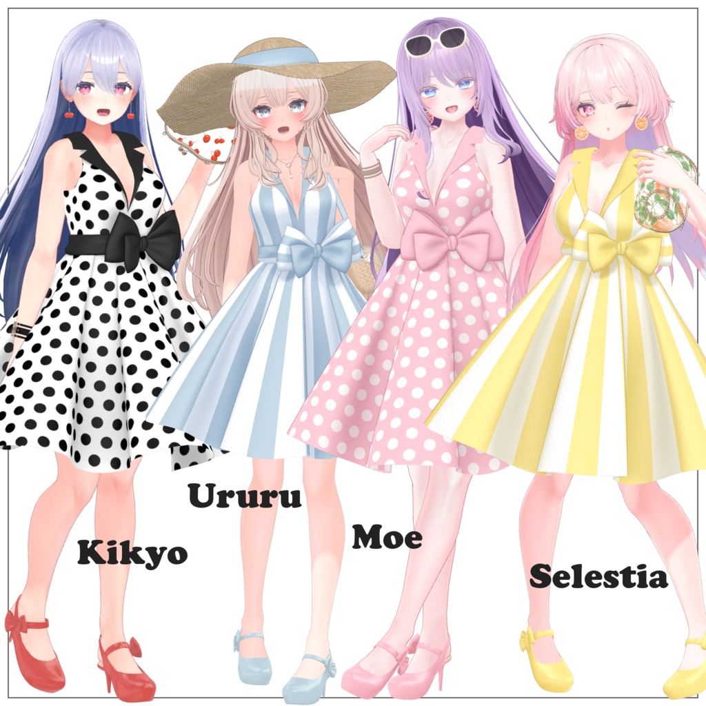 【15体対応】レトロワンピース