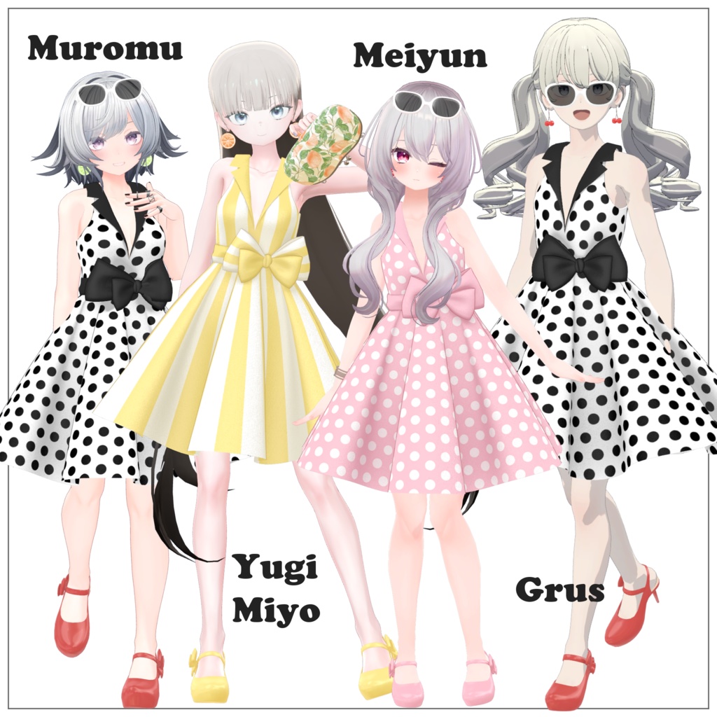 【15体対応】レトロワンピース