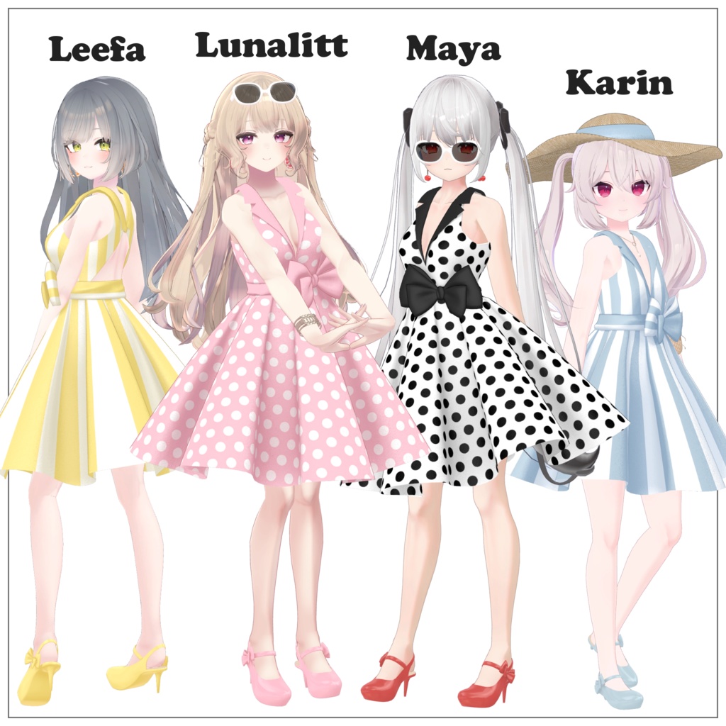 【15体対応】レトロワンピース