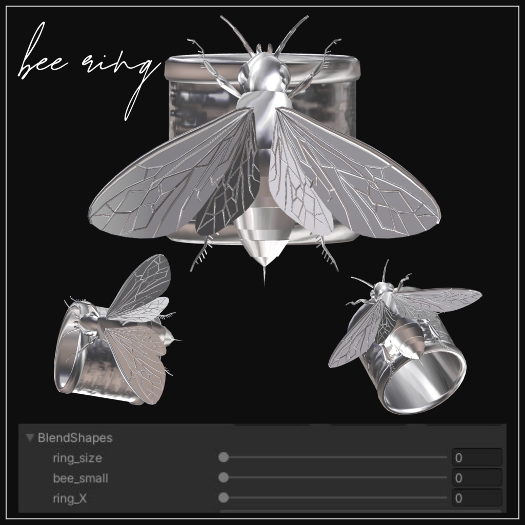 【全3点】シルバーアクセサリー -毒-