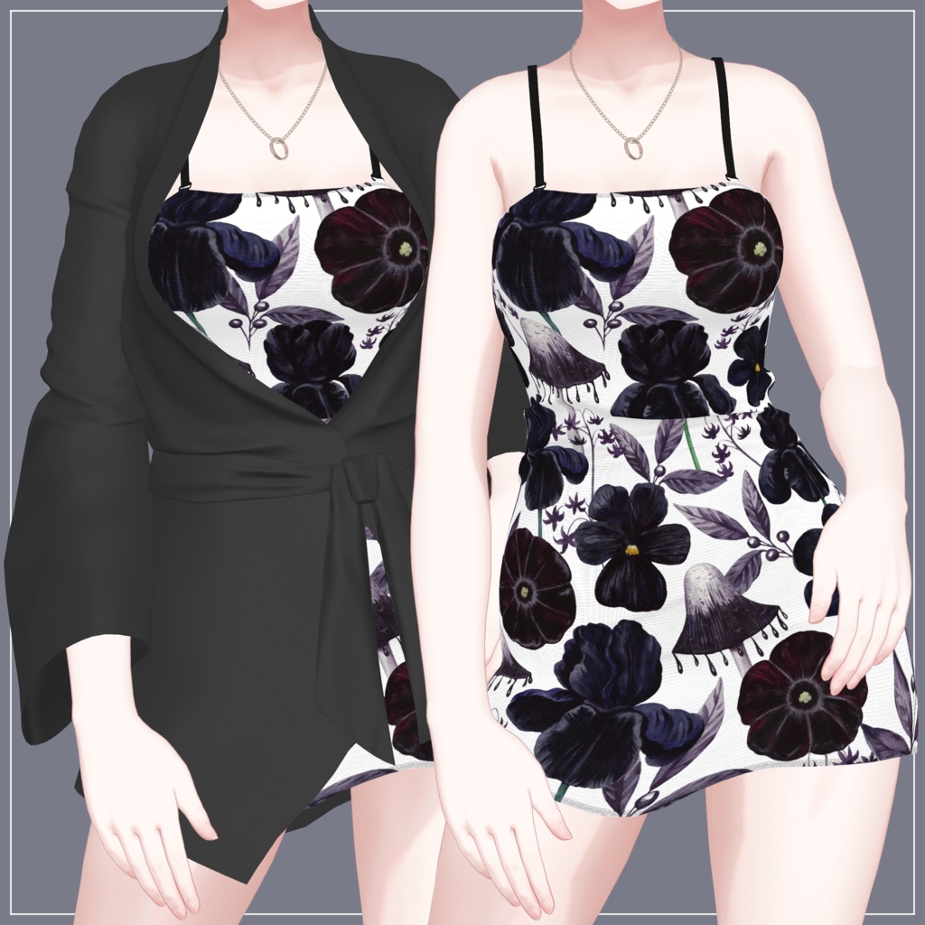 【10体対応】ナイトドレス