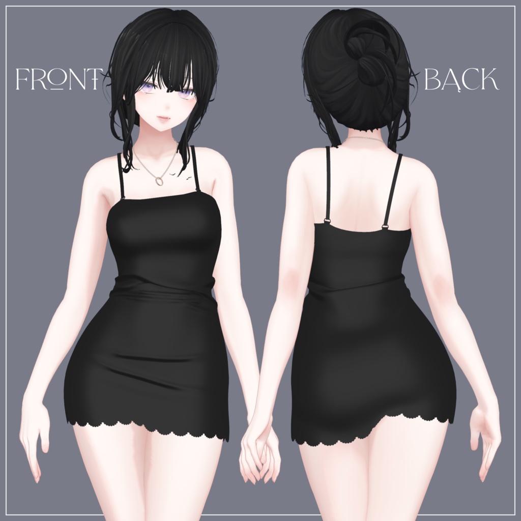 【10体対応】ナイトドレス