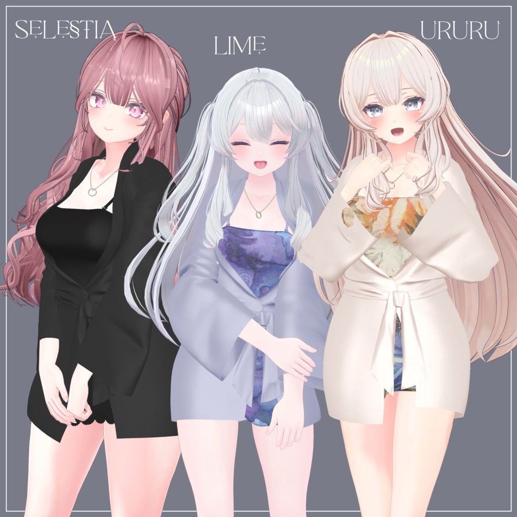 【10体対応】ナイトドレス