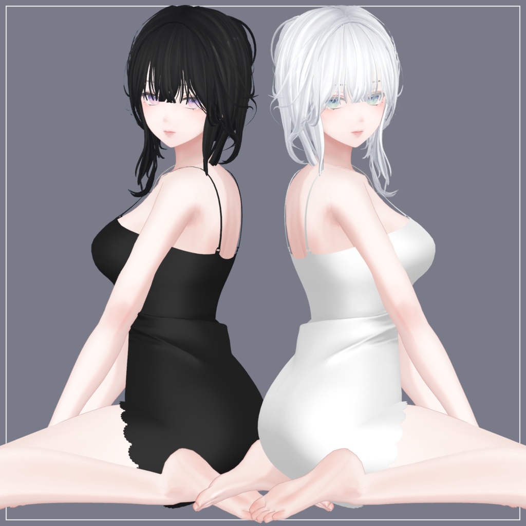 【10体対応】ナイトドレス